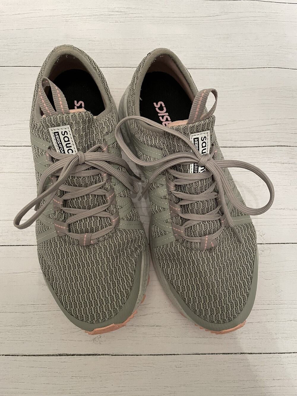 Saucony Womens Versafoam Shift Gray Running Shoes Sneakers Size 7.5